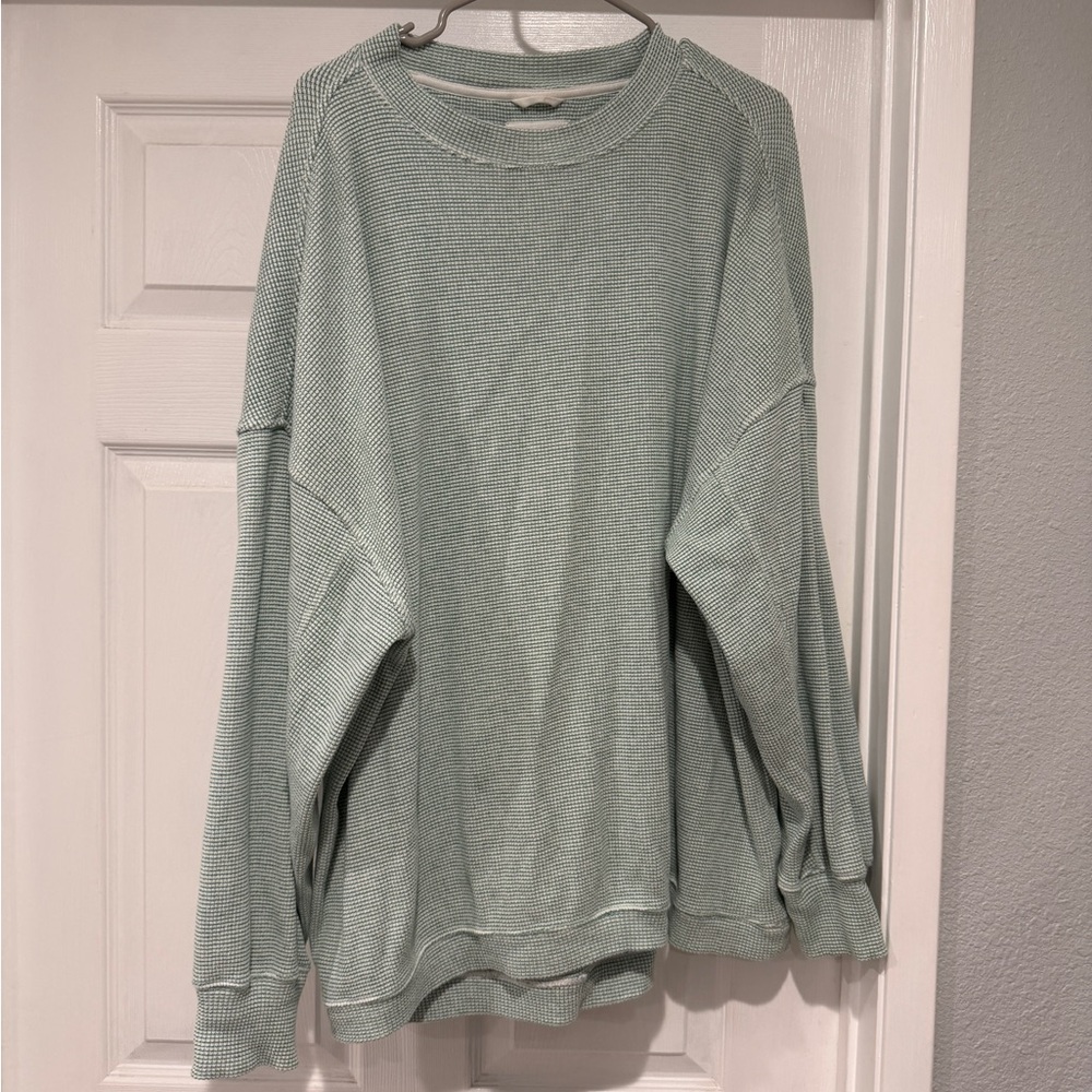 Aerie  Green Crewneck Sweater